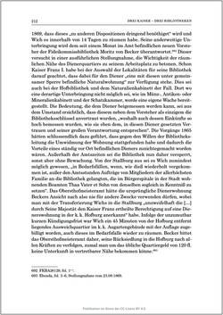 Bild der Seite - 212 - in Die Familien-Fideikommissbibliothek des Hauses Habsburg-Lothringen 1835–1918 - Metamorphosen einer Sammlung