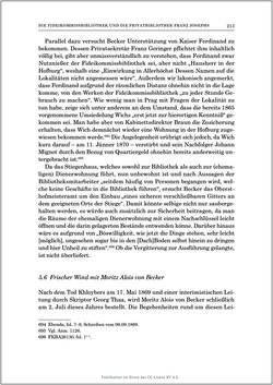 Bild der Seite - 213 - in Die Familien-Fideikommissbibliothek des Hauses Habsburg-Lothringen 1835–1918 - Metamorphosen einer Sammlung