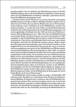 Bild der Seite - 219 - in Die Familien-Fideikommissbibliothek des Hauses Habsburg-Lothringen 1835–1918 - Metamorphosen einer Sammlung