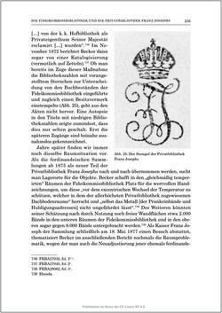 Bild der Seite - 235 - in Die Familien-Fideikommissbibliothek des Hauses Habsburg-Lothringen 1835–1918 - Metamorphosen einer Sammlung