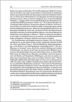 Image of the Page - 240 - in Die Familien-Fideikommissbibliothek des Hauses Habsburg-Lothringen 1835–1918 - Metamorphosen einer Sammlung