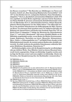 Bild der Seite - 242 - in Die Familien-Fideikommissbibliothek des Hauses Habsburg-Lothringen 1835–1918 - Metamorphosen einer Sammlung