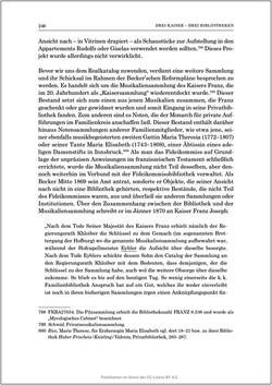 Bild der Seite - 246 - in Die Familien-Fideikommissbibliothek des Hauses Habsburg-Lothringen 1835–1918 - Metamorphosen einer Sammlung
