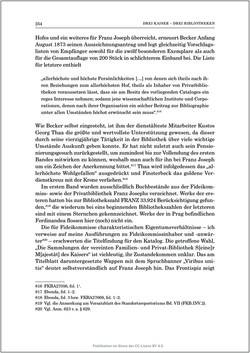 Bild der Seite - 254 - in Die Familien-Fideikommissbibliothek des Hauses Habsburg-Lothringen 1835–1918 - Metamorphosen einer Sammlung