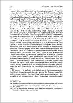 Image of the Page - 260 - in Die Familien-Fideikommissbibliothek des Hauses Habsburg-Lothringen 1835–1918 - Metamorphosen einer Sammlung
