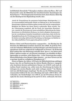 Image of the Page - 262 - in Die Familien-Fideikommissbibliothek des Hauses Habsburg-Lothringen 1835–1918 - Metamorphosen einer Sammlung