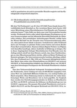 Image of the Page - 265 - in Die Familien-Fideikommissbibliothek des Hauses Habsburg-Lothringen 1835–1918 - Metamorphosen einer Sammlung