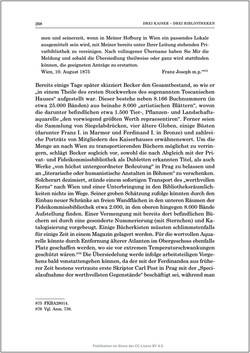 Bild der Seite - 268 - in Die Familien-Fideikommissbibliothek des Hauses Habsburg-Lothringen 1835–1918 - Metamorphosen einer Sammlung