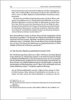 Bild der Seite - 276 - in Die Familien-Fideikommissbibliothek des Hauses Habsburg-Lothringen 1835–1918 - Metamorphosen einer Sammlung