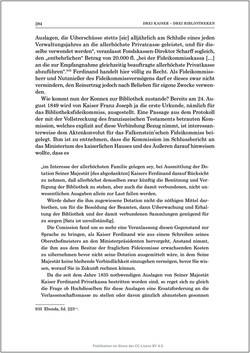 Bild der Seite - 284 - in Die Familien-Fideikommissbibliothek des Hauses Habsburg-Lothringen 1835–1918 - Metamorphosen einer Sammlung