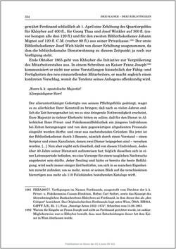 Image of the Page - 334 - in Die Familien-Fideikommissbibliothek des Hauses Habsburg-Lothringen 1835–1918 - Metamorphosen einer Sammlung