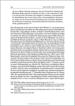 Image of the Page - 340 - in Die Familien-Fideikommissbibliothek des Hauses Habsburg-Lothringen 1835–1918 - Metamorphosen einer Sammlung