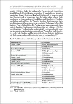 Image of the Page - 365 - in Die Familien-Fideikommissbibliothek des Hauses Habsburg-Lothringen 1835–1918 - Metamorphosen einer Sammlung