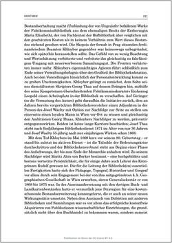 Image of the Page - 371 - in Die Familien-Fideikommissbibliothek des Hauses Habsburg-Lothringen 1835–1918 - Metamorphosen einer Sammlung