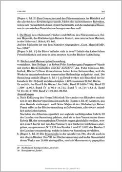 Image of the Page - 383 - in Die Familien-Fideikommissbibliothek des Hauses Habsburg-Lothringen 1835–1918 - Metamorphosen einer Sammlung