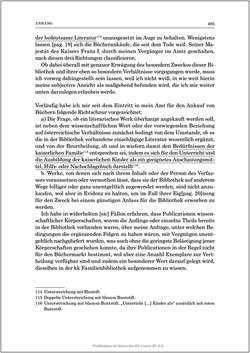 Image of the Page - 405 - in Die Familien-Fideikommissbibliothek des Hauses Habsburg-Lothringen 1835–1918 - Metamorphosen einer Sammlung