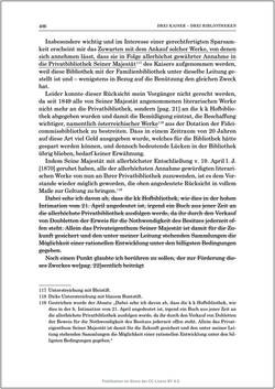 Image of the Page - 406 - in Die Familien-Fideikommissbibliothek des Hauses Habsburg-Lothringen 1835–1918 - Metamorphosen einer Sammlung