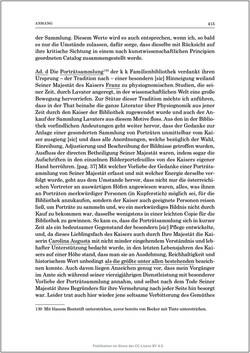 Image of the Page - 415 - in Die Familien-Fideikommissbibliothek des Hauses Habsburg-Lothringen 1835–1918 - Metamorphosen einer Sammlung