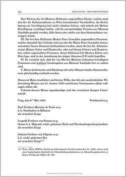 Image of the Page - 430 - in Die Familien-Fideikommissbibliothek des Hauses Habsburg-Lothringen 1835–1918 - Metamorphosen einer Sammlung