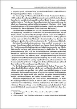 Image of the Page - 434 - in Die Familien-Fideikommissbibliothek des Hauses Habsburg-Lothringen 1835–1918 - Metamorphosen einer Sammlung