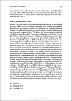 Image of the Page - 457 - in Die Familien-Fideikommissbibliothek des Hauses Habsburg-Lothringen 1835–1918 - Metamorphosen einer Sammlung