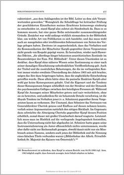 Image of the Page - 477 - in Die Familien-Fideikommissbibliothek des Hauses Habsburg-Lothringen 1835–1918 - Metamorphosen einer Sammlung