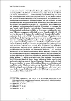Image of the Page - 481 - in Die Familien-Fideikommissbibliothek des Hauses Habsburg-Lothringen 1835–1918 - Metamorphosen einer Sammlung