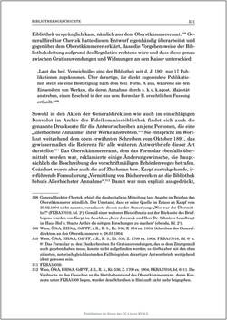Bild der Seite - 521 - in Die Familien-Fideikommissbibliothek des Hauses Habsburg-Lothringen 1835–1918 - Metamorphosen einer Sammlung