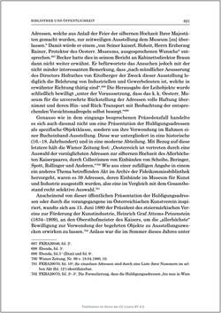 Bild der Seite - 621 - in Die Familien-Fideikommissbibliothek des Hauses Habsburg-Lothringen 1835–1918 - Metamorphosen einer Sammlung