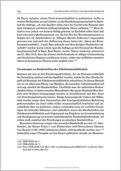 Image of the Page - 730 - in Die Familien-Fideikommissbibliothek des Hauses Habsburg-Lothringen 1835–1918 - Metamorphosen einer Sammlung