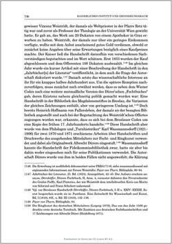 Bild der Seite - 736 - in Die Familien-Fideikommissbibliothek des Hauses Habsburg-Lothringen 1835–1918 - Metamorphosen einer Sammlung