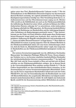 Bild der Seite - 747 - in Die Familien-Fideikommissbibliothek des Hauses Habsburg-Lothringen 1835–1918 - Metamorphosen einer Sammlung