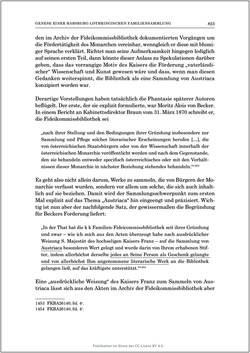 Bild der Seite - 823 - in Die Familien-Fideikommissbibliothek des Hauses Habsburg-Lothringen 1835–1918 - Metamorphosen einer Sammlung