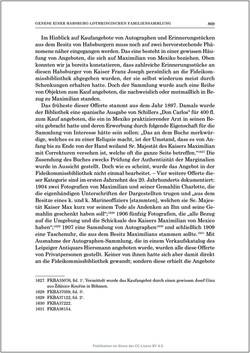 Image of the Page - 869 - in Die Familien-Fideikommissbibliothek des Hauses Habsburg-Lothringen 1835–1918 - Metamorphosen einer Sammlung