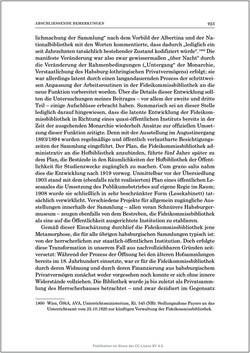 Bild der Seite - 923 - in Die Familien-Fideikommissbibliothek des Hauses Habsburg-Lothringen 1835–1918 - Metamorphosen einer Sammlung