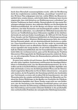 Bild der Seite - 927 - in Die Familien-Fideikommissbibliothek des Hauses Habsburg-Lothringen 1835–1918 - Metamorphosen einer Sammlung