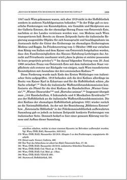 Image of the Page - 1009 - in Die Familien-Fideikommissbibliothek des Hauses Habsburg-Lothringen 1835–1918 - Metamorphosen einer Sammlung