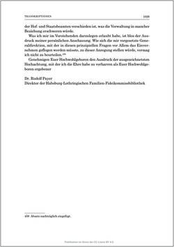 Image of the Page - 1029 - in Die Familien-Fideikommissbibliothek des Hauses Habsburg-Lothringen 1835–1918 - Metamorphosen einer Sammlung