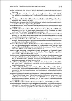 Bild der Seite - 1045 - in Die Familien-Fideikommissbibliothek des Hauses Habsburg-Lothringen 1835–1918 - Metamorphosen einer Sammlung