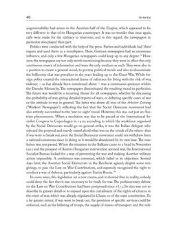 Bild der Seite - 40 - in THE FIRST WORLD WAR - and the End of the Habsburg Monarchy, 1914 – 1918