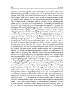 Bild der Seite - 42 - in THE FIRST WORLD WAR - and the End of the Habsburg Monarchy, 1914 – 1918