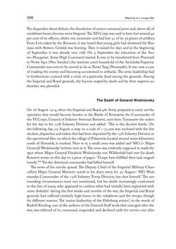 Image of the Page - 226 - in THE FIRST WORLD WAR - and the End of the Habsburg Monarchy, 1914 – 1918