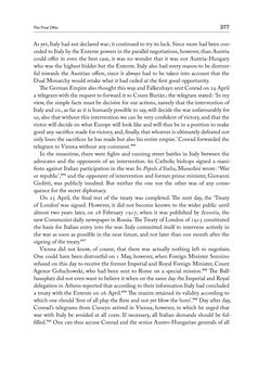 Image of the Page - 377 - in THE FIRST WORLD WAR - and the End of the Habsburg Monarchy, 1914 – 1918