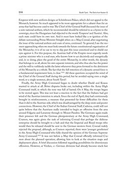 Bild der Seite - 514 - in THE FIRST WORLD WAR - and the End of the Habsburg Monarchy, 1914 – 1918