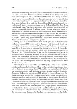 Image of the Page - 532 - in THE FIRST WORLD WAR - and the End of the Habsburg Monarchy, 1914 – 1918