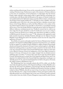 Bild der Seite - 538 - in THE FIRST WORLD WAR - and the End of the Habsburg Monarchy, 1914 – 1918