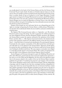 Bild der Seite - 552 - in THE FIRST WORLD WAR - and the End of the Habsburg Monarchy, 1914 – 1918