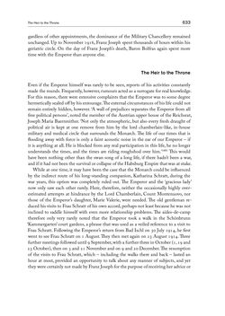 Bild der Seite - 633 - in THE FIRST WORLD WAR - and the End of the Habsburg Monarchy, 1914 – 1918