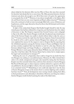 Bild der Seite - 982 - in THE FIRST WORLD WAR - and the End of the Habsburg Monarchy, 1914 – 1918