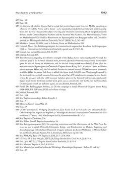 Bild der Seite - 1043 - in THE FIRST WORLD WAR - and the End of the Habsburg Monarchy, 1914 – 1918